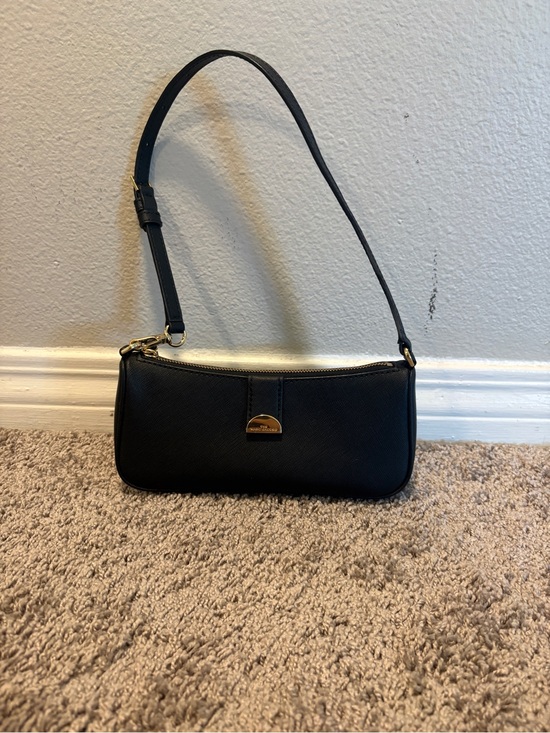 Marc Jacobs Handbags - Marc Jacobs Black Mini Shoulder Bag with Gold Hardware